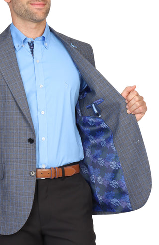 Signature Charcoal Glen Plaid Sport Coat