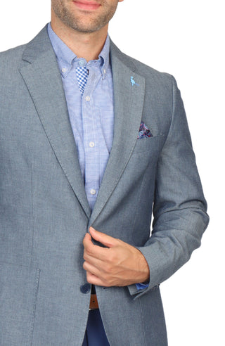 Dark Indigo Dyed Pincord Sport Coat