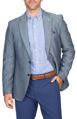 Dark Indigo Dyed Pincord Sport Coat