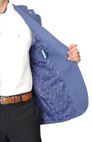 True Blue Tonal Dobby Sport Coat