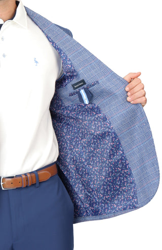 Cobalt Great Glen Plaid Sport Coat