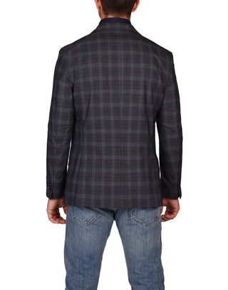 Charcoal Signature Glen Plaid Sport Coat