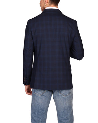 Navy Signature Glen Plaid Sport Coat