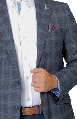 Charcoal Signature Glen Plaid Sport Coat