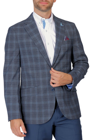 Charcoal Signature Glen Plaid Sport Coat