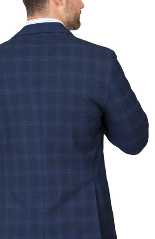 Navy Signature Glen Plaid Sport Coat