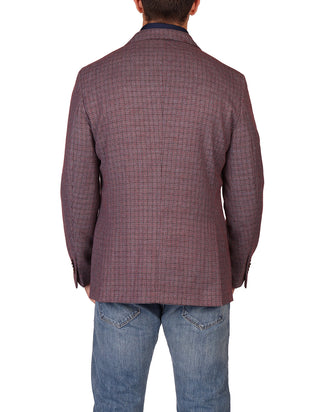 Merlot Micro Houndstooth Sport Coat