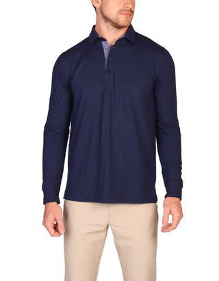 Byrd Blend Long Sleeve Polo