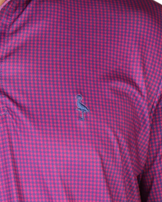 Gametime Performance Polo - Mini Houndstooth