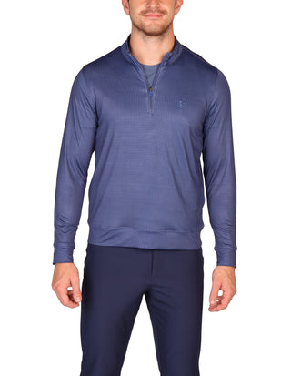 Gametime Performance Quarter-Zip - Mini Houndstooth