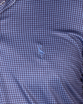 Gametime Performance Polo - Mini Houndstooth