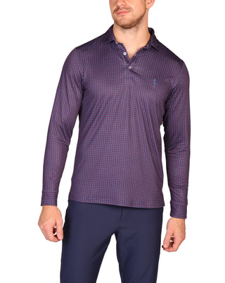 Gametime Long-Sleeve Performance Polo - Golf Tees