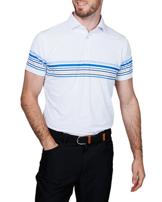 Precision Stripe Performance Polo