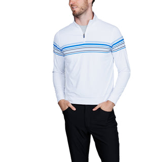 Precision Stripe Performance Quarter-Zip