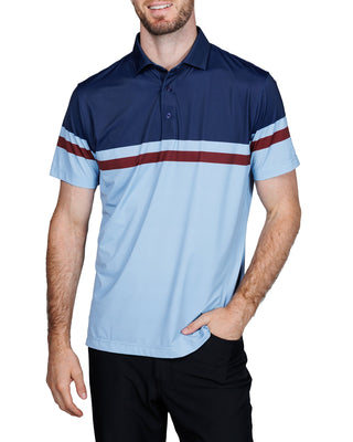Precision Single Stripe Performance Polo