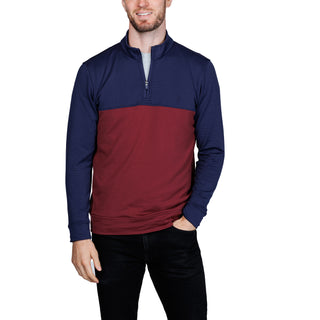Autumn Byrd Colorblock Performance Quarter-Zip