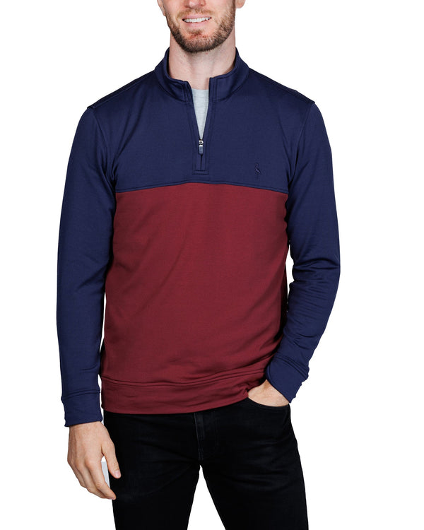 Autumn Byrd Colorblock Performance Quarter-Zip