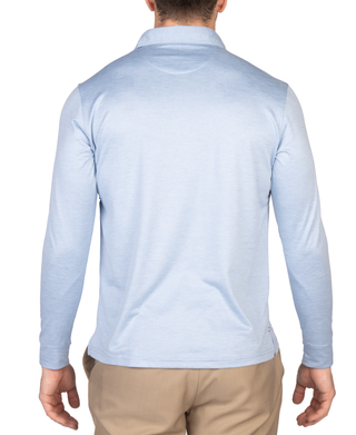 Tee Time Mesh Performance Long Sleeve Polo