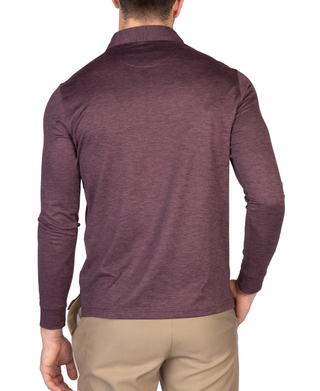 Tee Time Mesh Performance Long Sleeve Polo