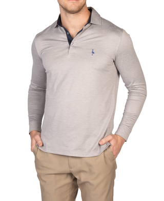 Tee Time Mesh Performance Long Sleeve Polo