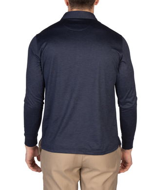 Tee Time Mesh Performance Long Sleeve Polo