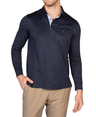Tee Time Mesh Performance Long Sleeve Polo