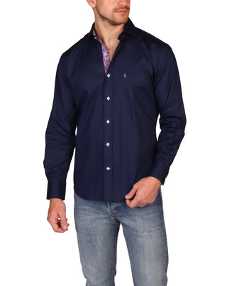 The Fall Standard Solid Contrast Buttondown