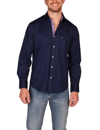 The Fall Standard Solid Contrast Buttondown