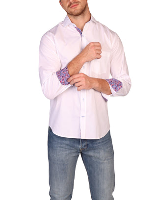 The Fall Standard Solid Contrast Buttondown