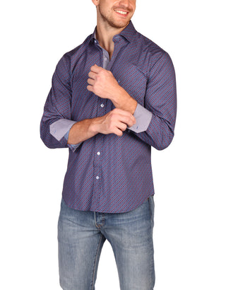 Pattern Play Retro Geo Sport Shirt
