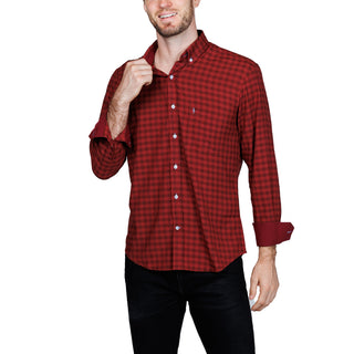 Autumn Pace Gingham Performance Sport Shirt