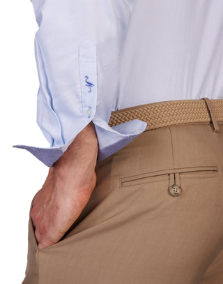 The Byrdseye Textured Dress Shirt, Light Blue / 16 32-33