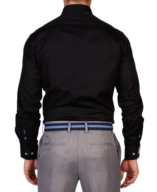 Herringbone Textured Dress Shirt