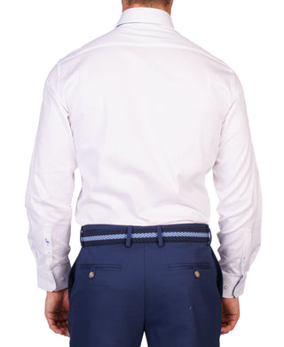 Herringbone Textured Dress Shirt