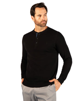 Cozy Knit Henley
