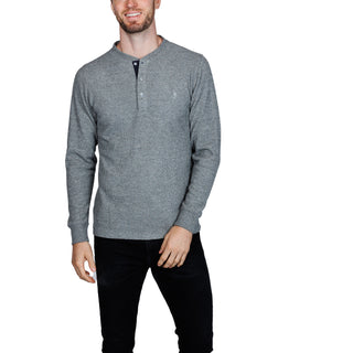 Cozy Knit Long-Sleeve Henley