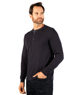 Cozy Knit Henley