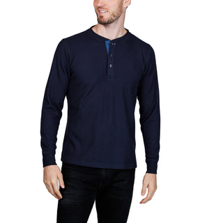 Cozy Knit Long-Sleeve Henley
