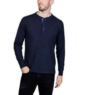 Cozy Knit Long-Sleeve Henley