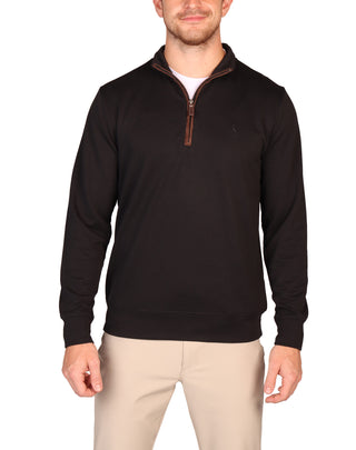 Ottoman Knit Quarter-Zip