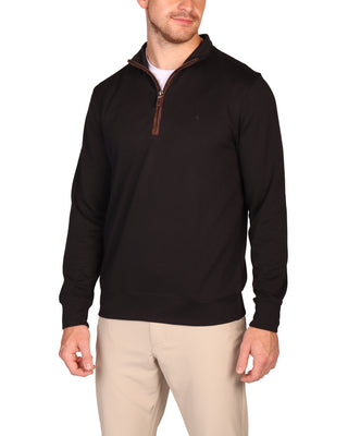 Ottoman Knit Quarter-Zip