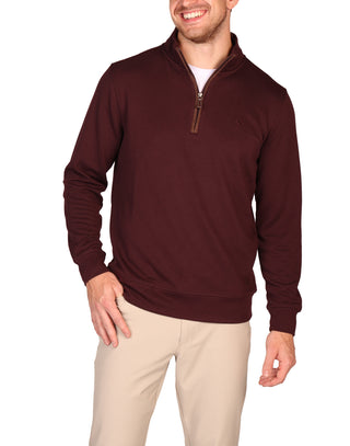 Ottoman Knit Quarter-Zip