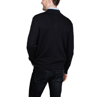 Fine Knit Mock Neck Full-Zip