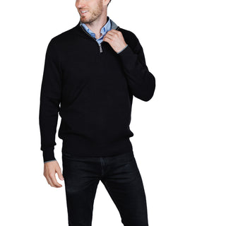 Fine Knit Quarter-Zip