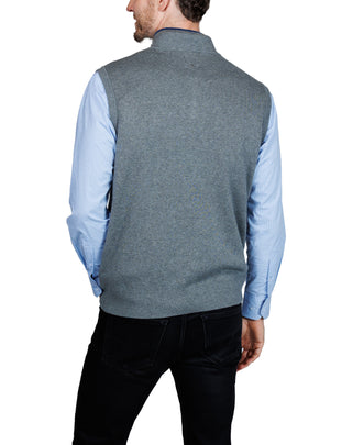 Fine Knit Pullover Vest