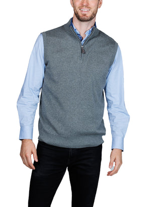 Fine Knit Pullover Vest