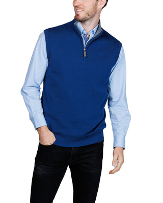 Fine Knit Pullover Vest