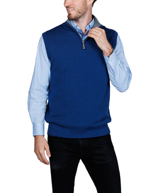 Fine Knit Pullover Vest