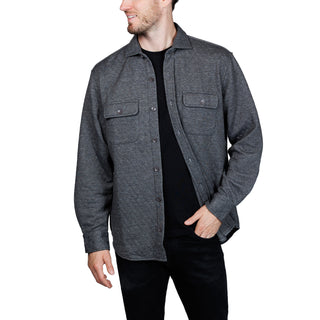Breeze Break Quilted Sweater Shirt