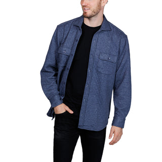 Breeze Break Quilted Sweater Shirt